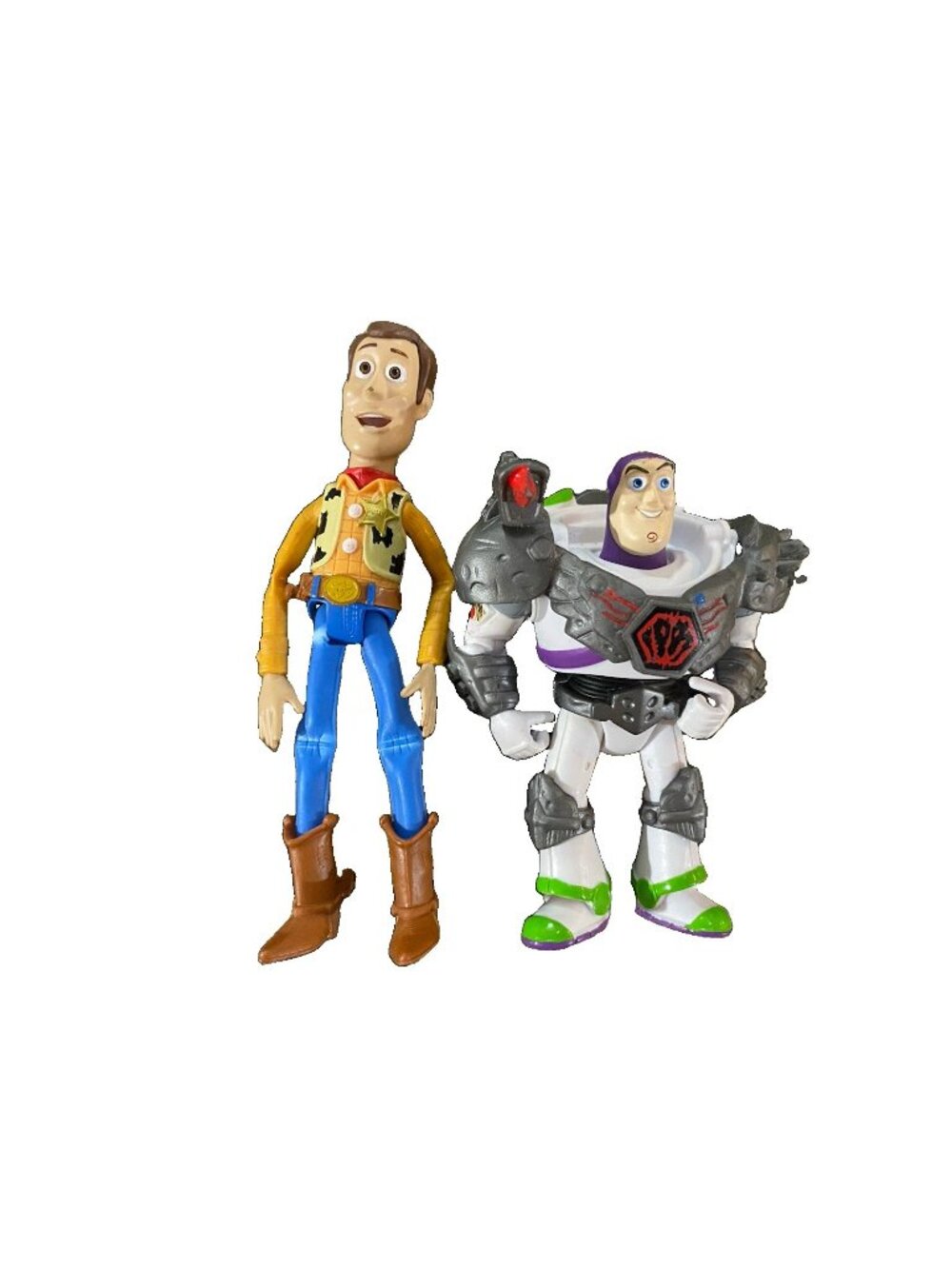 Disney Pixar Toy Story That Time Forgot Battle Armor Buzz & Woody Figures